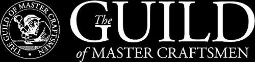a black and white photo of the logo for the college of master craftsman